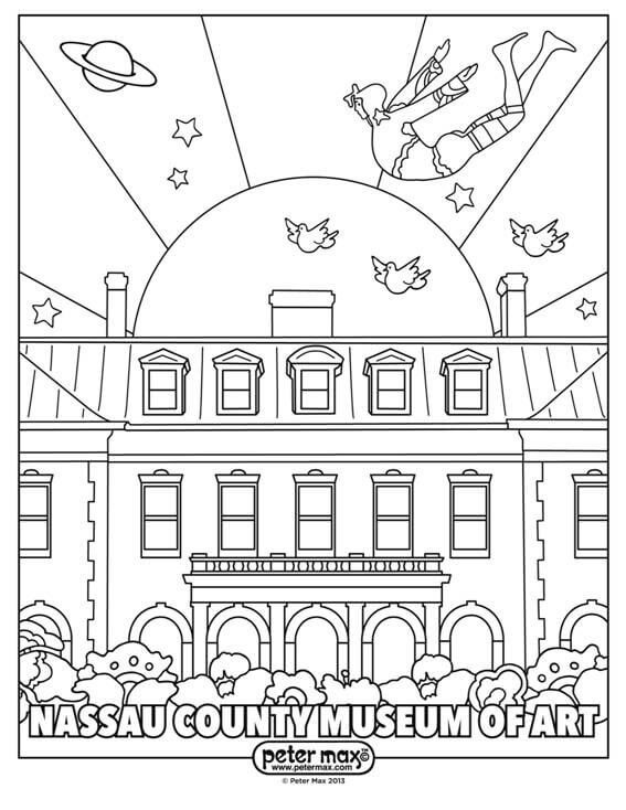 peter max coloring pages