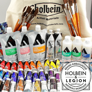 Acrylic Painting Workshop Sponsored by Holbein and Legion | Saturday, April 6 | 12-2:30pm