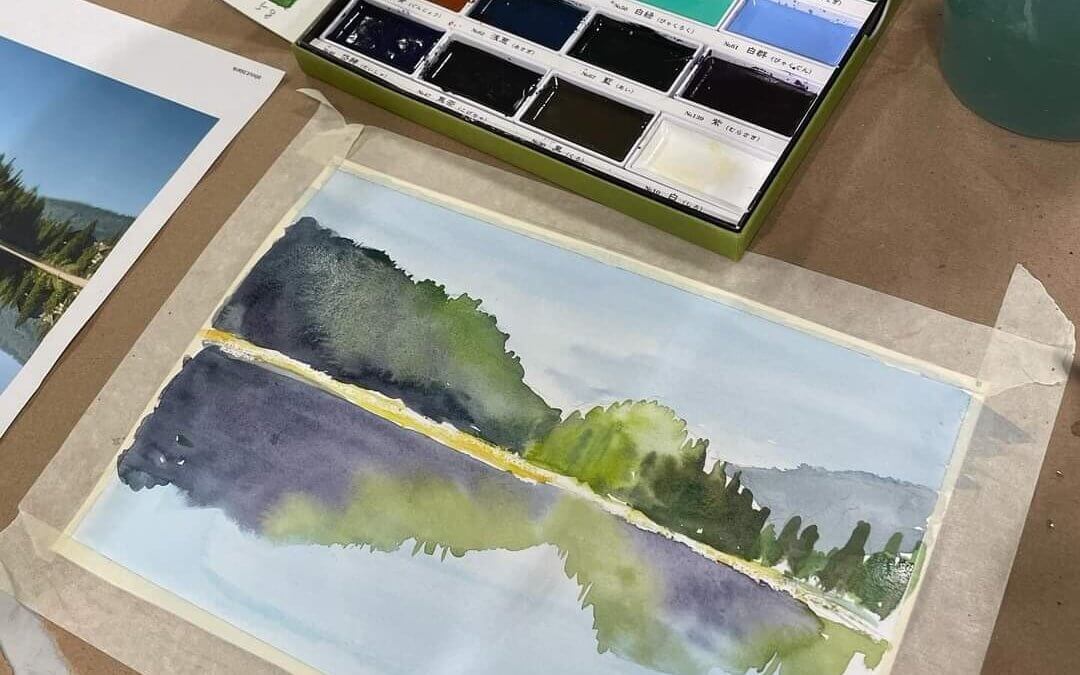 SOLD OUT- Summer Landscapes in Watercolor | Wednesdays, 9:30AM