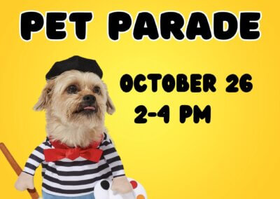 Pet Parade | Saturday, October 26 | 2-4pm