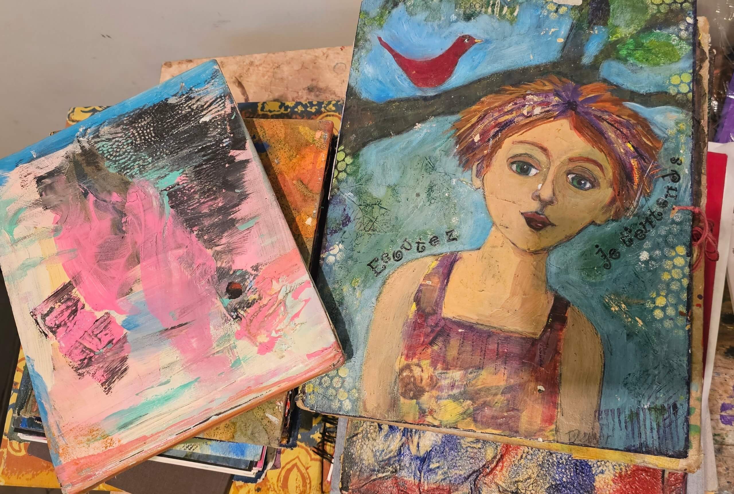 Mixed Media - Collins